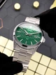 Мужские наручные часы Casio MTP-VD03D-3A1 серебристые с зеленым циферблатом - изображение 4