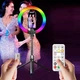 Монопод-трипод Pro Series P100 с LED лампой RGB 1.9m и Bluetooth Пультом-ДУ (md-17890) - изображение 3