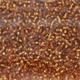 Бисер Preciosa10, 50г, №312-33119/17070, прозрачный с серебряной серединкой, золото темное - изображение 1