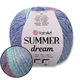 YarnArt Summer Dream, №4302, летняя пряжа ЯрнАрт Саммер Дрим 100 г / 350 м, хлопок с вискозой, секционное окрашивание, для вязания крючком и спицами - изображение 1