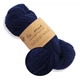 La Mia Natural Wool, Синій №630 - вовняна пряжа для в'язання середньої товщини, 100г/200м, 100% вовна - зображення 1