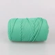 Шнур для макраме Popyarn Macrame XL, Ментол №475, 250 г / 125 м, 100% поліпропілен - для в'язання сумок, килимків, кошиків, панно, декору - зображення 3