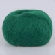 Gazzal Super Kid Mohair, Малахіт №64424 - супер кід мохер, тонка пряжа для ажурних виробів і павутинок, 25 г/237 м - зображення 3