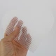 Пластиковая канва «Сердце», белая, 16.5×15 см – фигурная основа для вышивки, обвязки, декора, игрушек, сумок - изображение 2