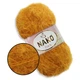 Nako Paris, Оранж №1043, фантазийная пряжа с длинным ворсом, 100 г / 245 м, 40% премиум акрил / 60% полиамид, для одежды, аксессуаров и декора - изображение 1