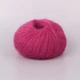 Mondial Dolce Mohair, Розовый №743 - итальянская пряжа с мохером, 50 г / 150 м, 60% кид мохер, 40% акрил, для свитеров, кардиганов, палантинов - изображение 3