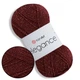 Пряжа YarnArt Elegance Терракот №122, бавовняна пряжа 50 г 130м з люрексом ЯрнАрт Елеганс - зображення 1