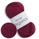 Пряжа YarnArt Elegance Винний №123, бавовняна пряжа 50 г 130м з люрексом ЯрнАрт Елеганс - зображення 1