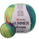 YarnArt Summer Dream, №4305, летняя пряжа ЯрнАрт Саммер Дрим 100 г / 350 м, хлопок с вискозой, секционное окрашивание, для вязания крючком и спицами - изображение 1