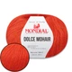 Mondial Dolce Mohair, Сицилийский апельсин №612 - итальянская пряжа с мохером, 50 г / 150 м, 60% кид мохер, 40% акрил, для свитеров, кардиганов - изображение 1