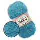 Nako Paris, Лазурный №5498, фантазийная пряжа с длинным ворсом, 100 г / 245 м, 40% премиум акрил / 60% полиамид, для одежды, аксессуаров и декора - изображение 1