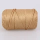 Шнур поліестеровий 2мм, Premium Yarn Makrome Lux, Бежевий 831, 100г/100м, для сумок, кошиків, декору - зображення 2