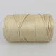 Шнур поліестеровий 2мм, Premium Yarn Makrome Lux, Світлий беж №805, 100г/100м, для сумок, кошиків, декору - зображення 2