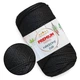 Шнур полиэстеровый 2мм, Premium Yarn Makrome Lux, Черный №840, 100г / 100м, для сумок, корзинок, декора - изображение 1