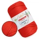 Шнур полиэстеровый 2мм, Premium Yarn Makrome Lux, Красный №819, 100г / 100м, для сумок, корзинок, декора - изображение 1