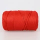 Шнур полиэстеровый 2мм, Premium Yarn Makrome Lux, Красный №819, 100г / 100м, для сумок, корзинок, декора - изображение 2