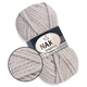 Nako Spaghetti, Серо-розовый №3079, полушерстяная пряжа, 100 г / 60 м, 25% шерсть / 75% акрил, для шапок, снудов, объемных джемперов и кардиганов - изображение 1