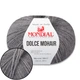 Mondial Dolce Mohair, Светло-серый №701 - итальянская пряжа с мохером, 50 г / 150 м, 60% кид мохер, 40% акрил, для свитеров, кардиганов, палантинов - изображение 1