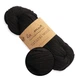 La Mia Natural Wool, Чорний № 815 - вовняна пряжа для в'язання середньої товщини, 100г/200м, 100% вовна - зображення 1