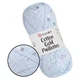 YarnArt Cotton Gold Paillettes, Ніжно-блакитний №7109 — бавовняна пряжа з паєтками для в’язання спицями та гачком, 50 г/140 м, 82% бавовна / 18% поліе - зображення 1