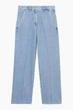 Джинси жіночі COS straight-leg denim trousers 1120675003 Eur 38 Блакитний - изображение 6