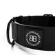 Біотановий бойовий широкий нашийник для собак BullyBillows Billowthane Combat Collar 5 cm M: 50 мм, ОШ 35-48 см Чорний - зображення 2