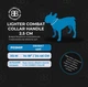 Тактичний нашийник для цуценят та міні собак з полегшеним замком BullyBillows Lighter Combat Collar Handle 2.5 cm XS-M: 25 мм, ОШ 34-46 см Жовтий - зображення 7