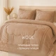 Набір вовна №5016 "Marzello Collection" Wool Зима 200*220 + 50*70 2 шт - зображення 3