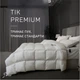 Ковдра пухова касетна Raffaello №053 90% сірий пух Standart / 10% перо тік Premium 110*140 - зображення 3