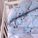 Одеяло антиаллергенное Kids Time 20-0037 Cute blue zebra бязь (зимнее) Полуторный - изображение 4