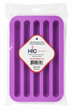 Силіконова форма для льоду HIC Water Bottle Ice Cube Tray, 5 довгих комірок, фіолетова - изображение 2