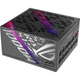 Блок живлення 1000 Вт, Asus ROG Strix Platinum, Black, модульный, 80+ Platinum, 135 мм, 3xMolex / 6xSATA / 4x6+2-pin / 1x16-pin / 2x4+4-pin / 1x20+4-pin, захист OPP/OVP/UVP/SCP/OCP/OTP, ATX 3.1, GaN Mosfet, 0dB Technology, GPU-FIRST - зображення 1