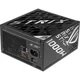 Блок живлення 1000 Вт, Asus ROG Strix Platinum, Black, модульный, 80+ Platinum, 135 мм, 3xMolex / 6xSATA / 4x6+2-pin / 1x16-pin / 2x4+4-pin / 1x20+4-pin, захист OPP/OVP/UVP/SCP/OCP/OTP, ATX 3.1, GaN Mosfet, 0dB Technology, GPU-FIRST - зображення 5