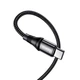 Дата кабель USB-C to USB-C 2.0m 100W silicone X50 Exquisito black HOCO (6931474734402) - изображение 2