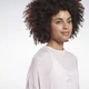 Жіноча спортивна футболка Reebok легка комфортна в зал на кожен день фіолетовий XS - изображение 4