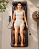 Электрический массажный матрас Relax и вибромассажер для тела спины шеи и ног с функцией подогрева черный - изображение 3