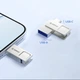 Флешка Orico U301 256GB USB-A USB-C USB 3.2 Gen 1 Silver (6942227170194) - изображение 4