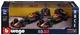 Zestaw automodeli Bburago Formula Red Bull RB21 1:43 38173 2 szt Czarny (4893993021215) - obraz 1