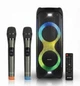 Музыкальная колонка ZXX-5580 мощностью 100 Вт, 2 динамика по 10", Bluetooth, TWS, FM, USB/TF, LED, 2 микрофона, пульт - изображение 1