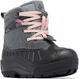 Дитячі зимові черевики для хлопчика Columbia Powderbug Alpine Waterproof 30 сірий з рожевим (212888) - изображение 1