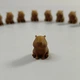 Набор минифигурок Капибара 20 шт., 20 мм. коричневые фигурки из PLA пластика - изображение 3