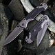 Ніж складаний Туристичний зі склобоєм та стропорізом Brown Knife - зображення 8