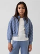 Легкая детская стеганая куртка GAP 1161378694 (Голубой XL) на рост 150 см - изображение 1