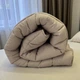 Ковдра всесезонна ODA Bamboo з бамбуковим волокном 350 г/м², мікрофібра, 175x210, світло-сіра - зображення 6