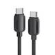 Кабель Essager Breeze USB Type-C - USB Type-C (M/M), 100W, 2 м Black (EXCTT1-WLA01-P) - зображення 1