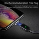 Кабель Essager Magic Power Magnetic USB - Lightning (M/M), 1 м Black (EXCCXL-ML01) - изображение 4