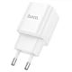 Мережевий зарядний пристрій Hoco C145A Charm single port QC charger 18W White - зображення 5