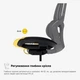 Крісло Mealux S202 Air Black (арт. HF-S202 M/B) - изображение 11