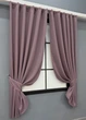 Комплект коротких штор VR-Textil Блэкаут Midnight № 1679ш Пудровый 140х170 см 2 шт (35-0459) - изображение 2
