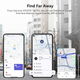 Bluetooth-трекер ATUVOS Air Tracker Tag PRO 4 шт., Apple Find My / Google Find Hub, IP67, CR2032, iOS/Android - изображение 5